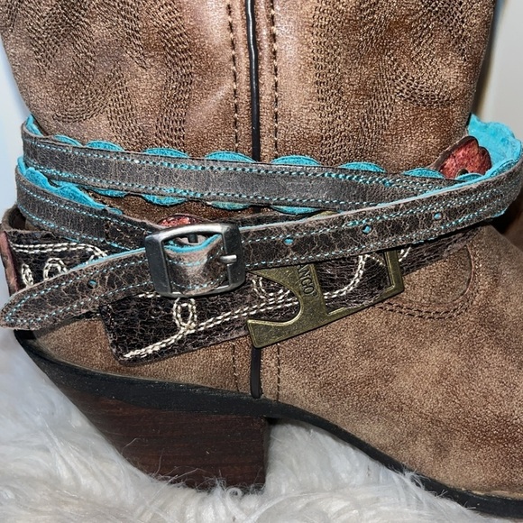 Durango Crush Accessorized cowgirl Boot boho western festival concert -size 7 - Picture 4 of 12